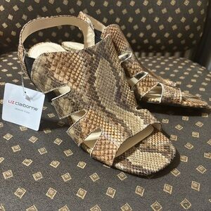 Liz Claiborne Women's SnakeSkin Sandals